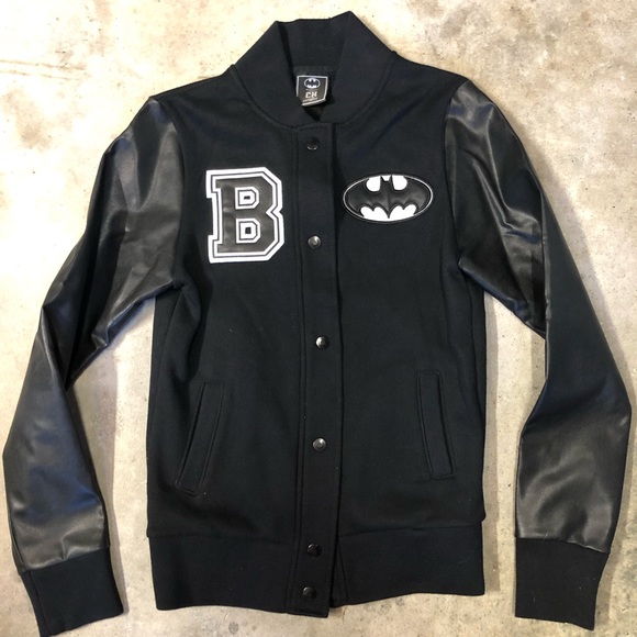 batman letterman jacket